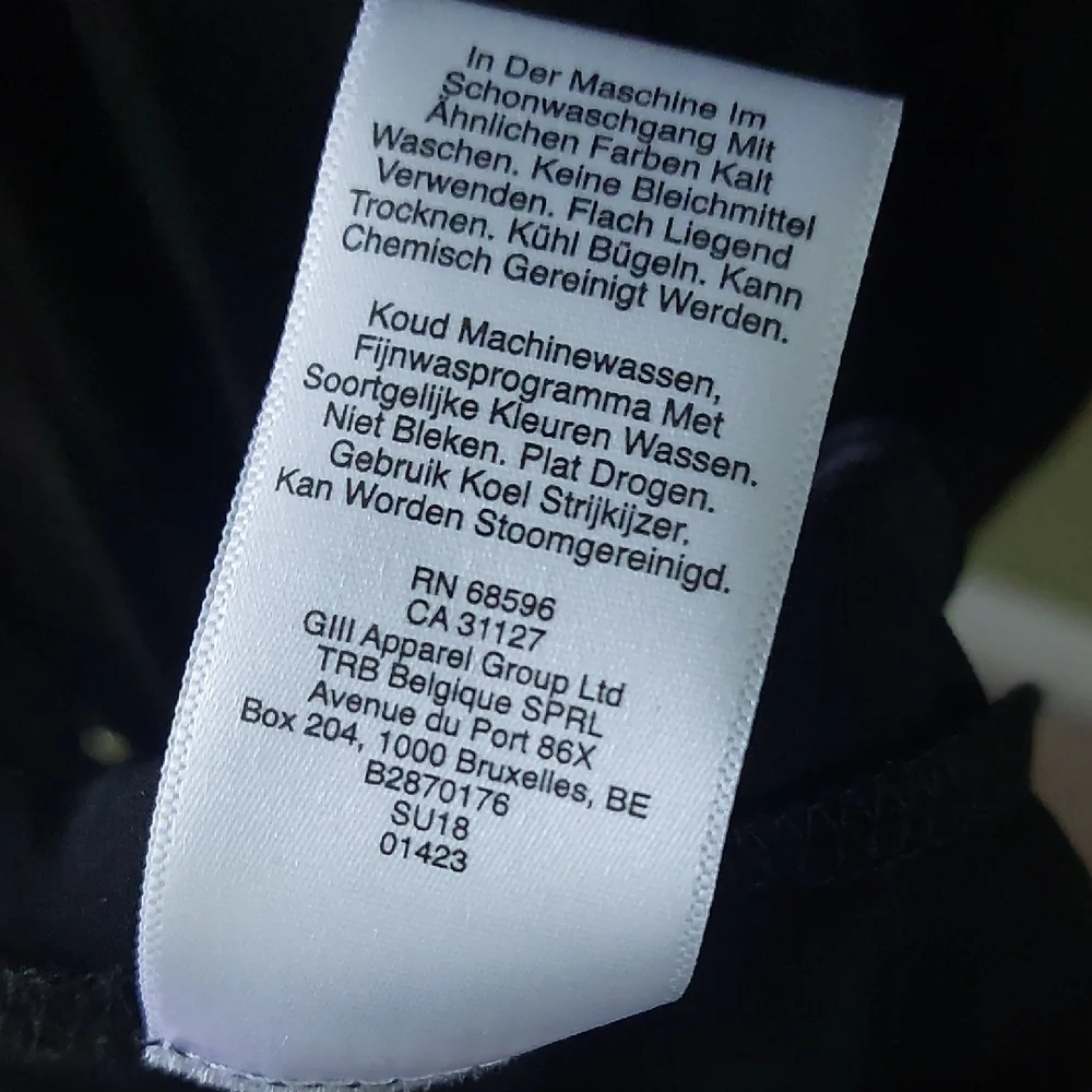 DKNY, Size L/Tall  Very Unique Design Black Maxi Dress with Drawstring Waist - Picture 13 of 16